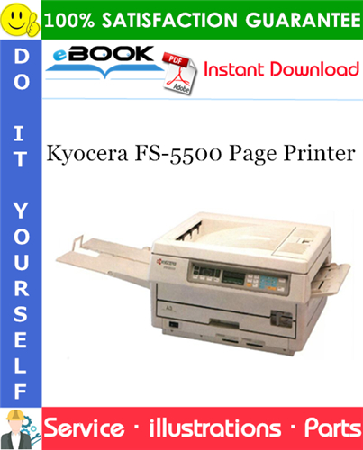 Kyocera FS-5500 Page Printer Parts Catalogue Manual