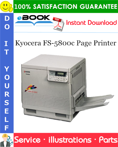 Kyocera FS-5800c Page Printer Parts Catalogue Manual