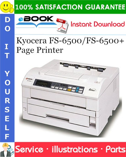 Kyocera FS-6500/FS-6500+ Page Printer Parts Catalogue Manual