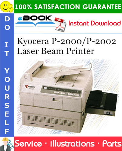 Kyocera P-2000/P-2002 Laser Beam Printer Parts Catalogue Manual