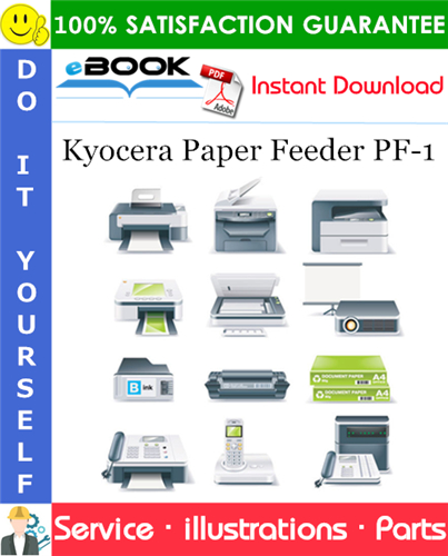 Kyocera Paper Feeder PF-1 Parts Catalogue Manual