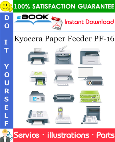 Kyocera Paper Feeder PF-16 Parts Catalogue Manual