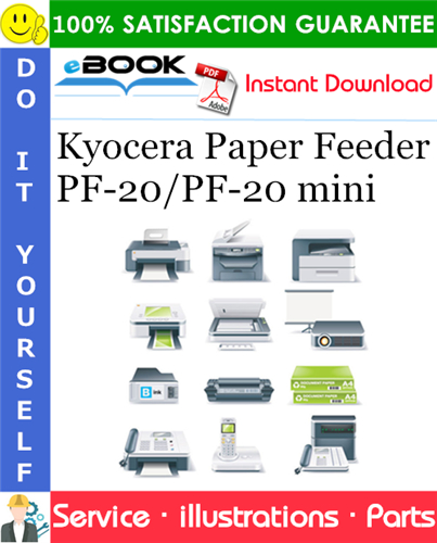 Kyocera Paper Feeder PF-20/PF-20 mini Parts Catalogue Manual