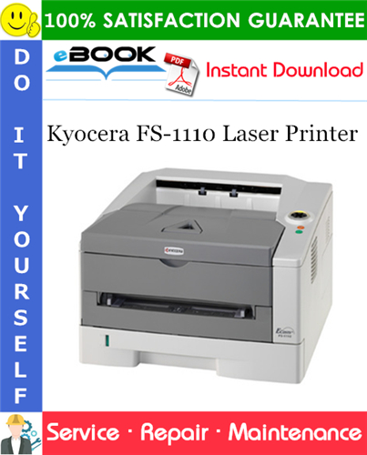 Kyocera FS-1110 Laser Printer Service Repair Manual + Parts Catalog