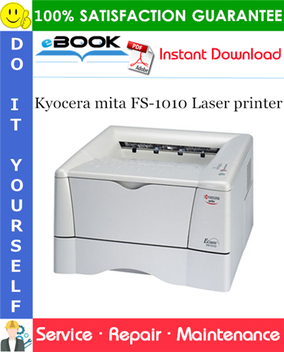 Kyocera mita FS-1010 Laser printer Service Repair Manual + Parts Catalog + Service Bulletin