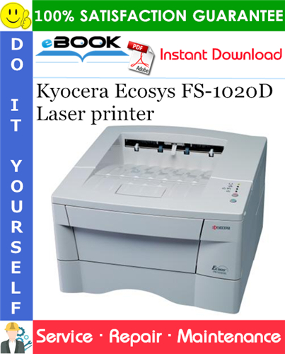 Kyocera Ecosys FS-1020D Laser printer Service Repair Manual + Parts Catalog