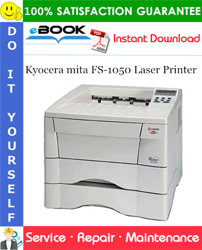 Kyocera mita FS-1050 Laser Printer Service Repair Manual + Parts Catalog