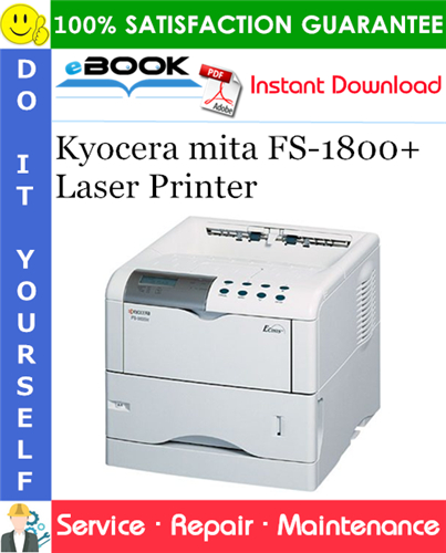 Kyocera mita FS-1800+ Laser Printer Service Repair Manual