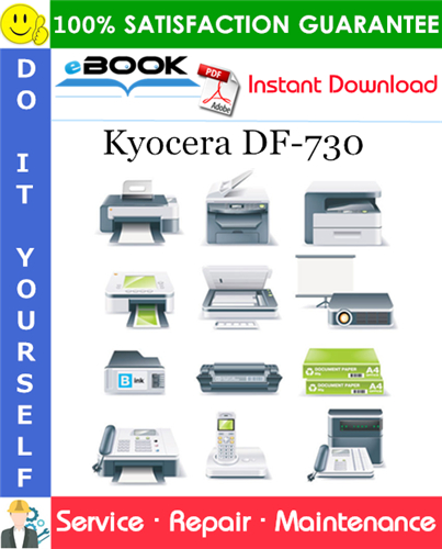 Kyocera DF-730 Service Repair Manual + Parts Catalog