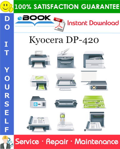 Kyocera DP-420 Service Repair Manual + Parts Catalog