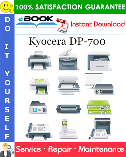 Kyocera DP-700 Service Repair Manual + Parts Catalog
