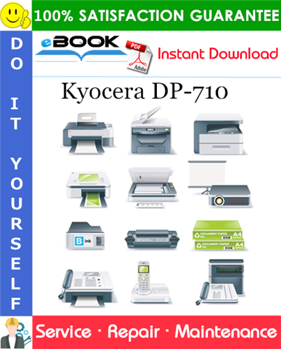 Kyocera DP-710 Service Repair Manual + Parts Catalog