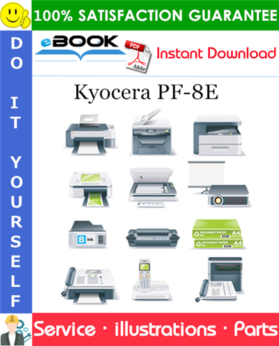 Kyocera PF-8E Parts Manual