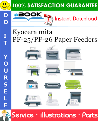 Kyocera mita PF-25/PF-26 Paper Feeders Parts Manual