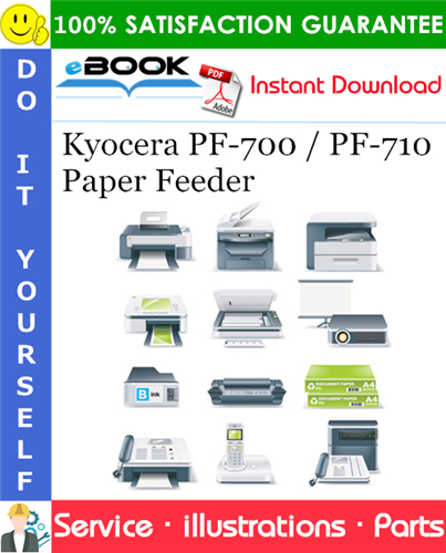 Kyocera PF-700 / PF-710 Paper Feeder Parts Manual