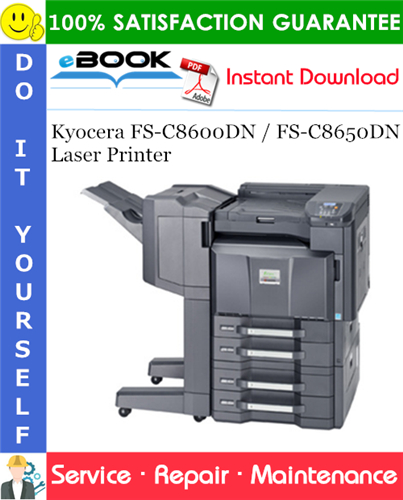 Kyocera FS-C8600DN / FS-C8650DN Laser Printer Service Repair Manual