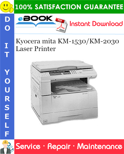 Kyocera mita KM-1530/KM-2030 Laser Printer Service Repair Manual + Parts Catalog