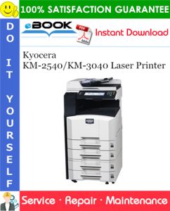 Kyocera KM-2540/KM-3040 Laser Printer Service Repair Manual + Parts Catalog