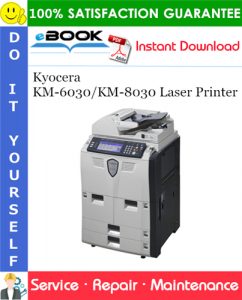 Kyocera KM-6030/KM-8030 Laser Printer Service Repair Manual + Parts Catalog