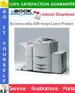 Kyocera mita KM-6230 Laser Printer Parts Manual