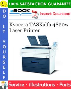 Kyocera TASKalfa 4820w Laser Printer Parts Manual