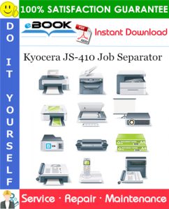 Kyocera JS-410 Job Separator Service Repair Manual