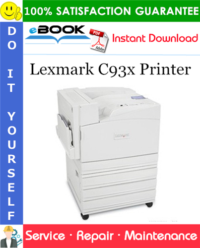 Lexmark C93x Printer Service Repair Manual
