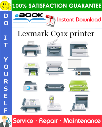 Lexmark C91x printer Service Repair Manual