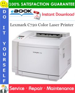 Lexmark C720 Color Laser Printer Service Repair Manual