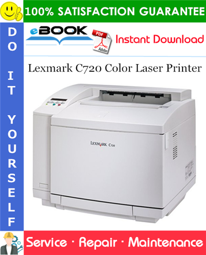 Lexmark C720 Color Laser Printer Service Repair Manual