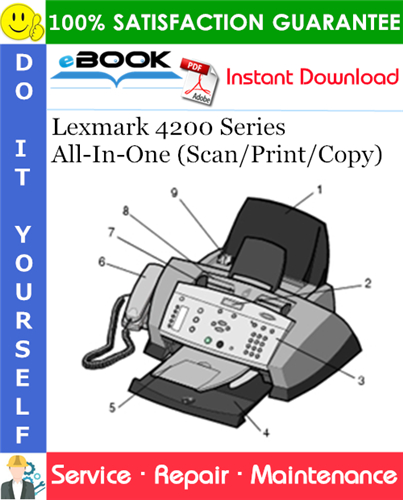 Lexmark 4200 Series All-In-One (Scan/Print/Copy) Service Repair Manual