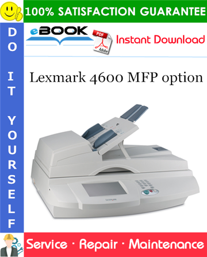 Lexmark 4600 MFP option Service Repair Manual