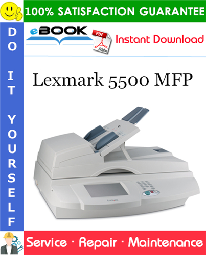 Lexmark 5500 MFP Service Repair Manual