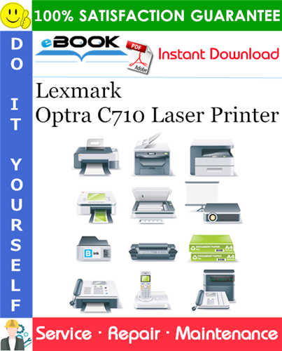 Lexmark Optra C710 Laser Printer Service Repair Manual
