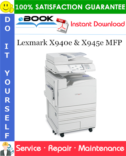 Lexmark X940e & X945e MFP Service Repair Manual