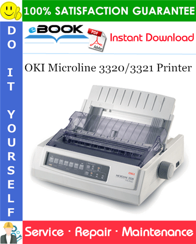OKI Microline 3320/3321 Printer Service Repair Manual