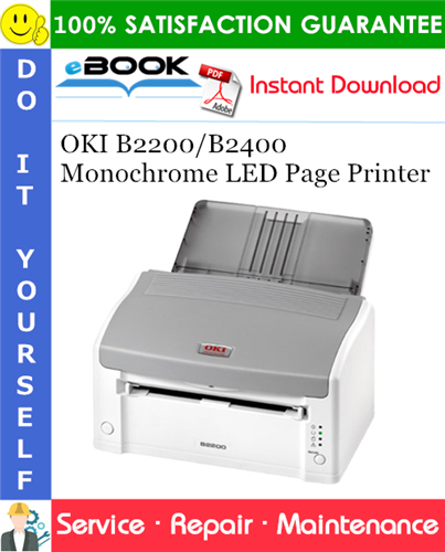 OKI B2200/B2400 Monochrome LED Page Printer Service Repair Manual