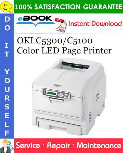 OKI C5300/C5100 Color LED Page Printer Service Repair Manual