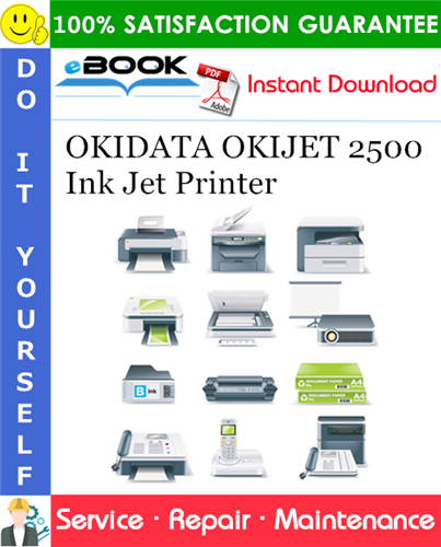 OKIDATA OKIJET 2500 Ink Jet Printer Service Repair Manual