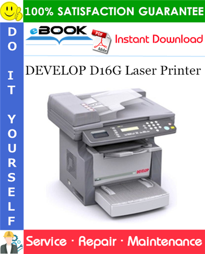 DEVELOP D16G Laser Printer Service Repair Manual