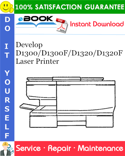 Develop D1300/D1300F/D1320/D1320F Laser Printer Service Repair Manual