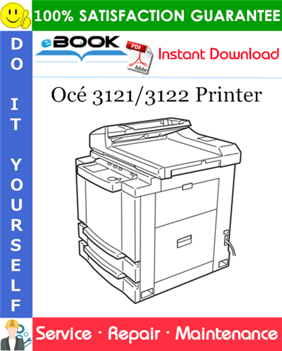 Océ 3121/3122 Printer Service Repair Manual