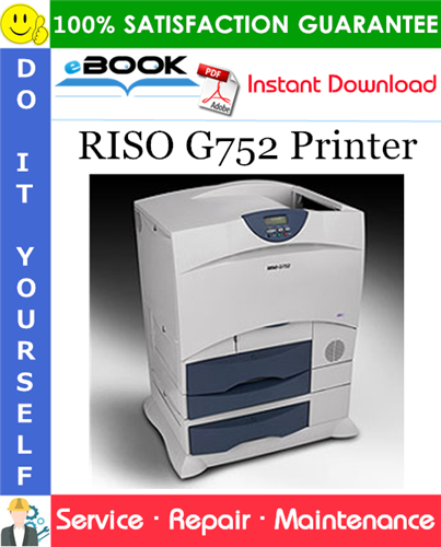RISO G752 Printer Service Repair Manual
