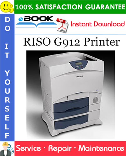 RISO G912 Printer Service Repair Manual