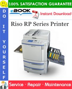 Riso RP Series Printer Service Repair Manual