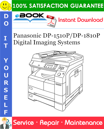 Panasonic DP-1510P/DP-1810P Digital Imaging Systems Service Repair Manual
