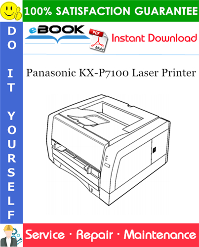 Panasonic KX-P7100 Laser Printer Service Repair Manual