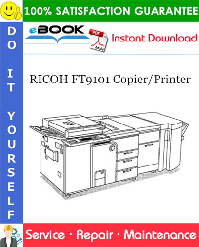 RICOH FT9101 Copier/Printer Service Repair Manual + Parts Catalog