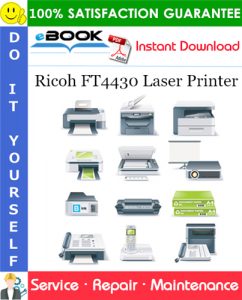 Ricoh FT4430 Laser Printer Service Repair Manual + Parts Catalog