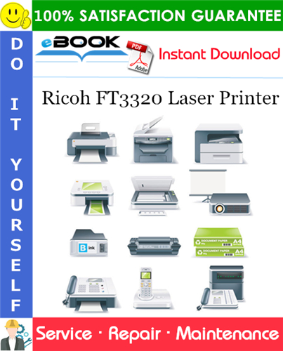 Ricoh FT3320 Laser Printer Service Repair Manual + Parts Catalog